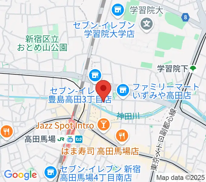 ゲートウェイスタジオ高田馬場フェイズ店の地図