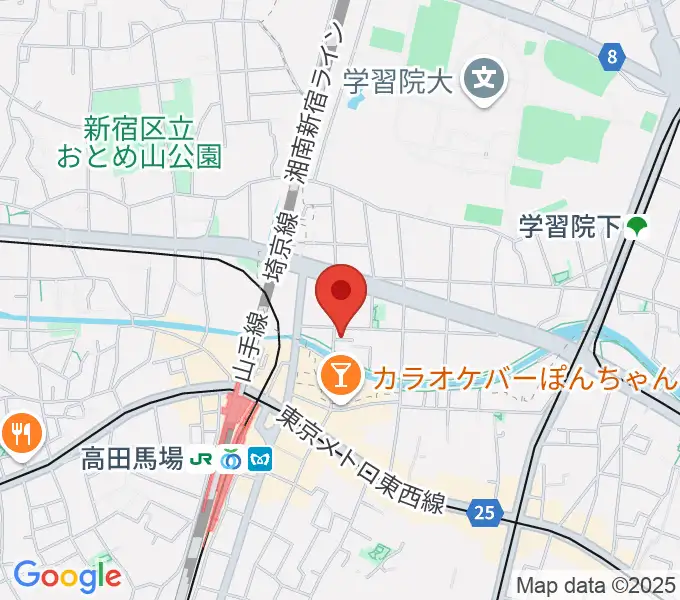 ゲートウェイスタジオ高田馬場フェイズ店の地図