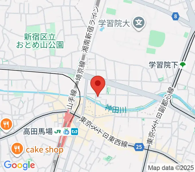 ゲートウェイスタジオ高田馬場フェイズ店の地図