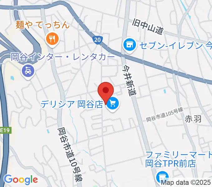 オグチ楽器 岡谷本社の地図
