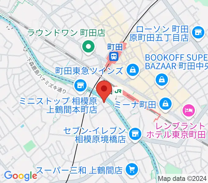 ゲートウェイスタジオ町田店の地図