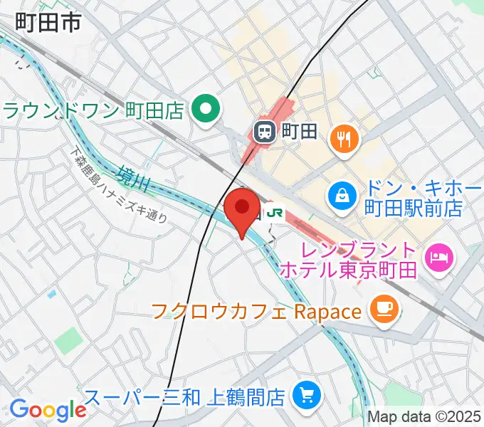 ゲートウェイスタジオ町田店の地図