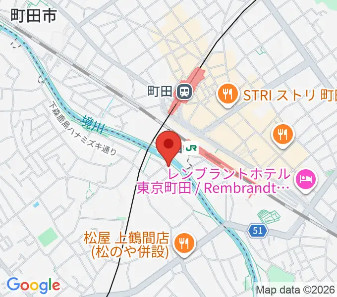 ゲートウェイスタジオ町田店の地図