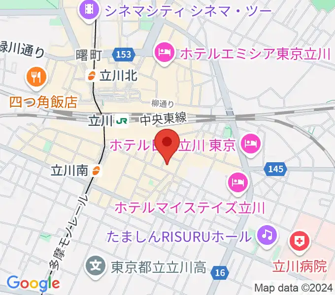 スタジオペンタ立川  IIの地図