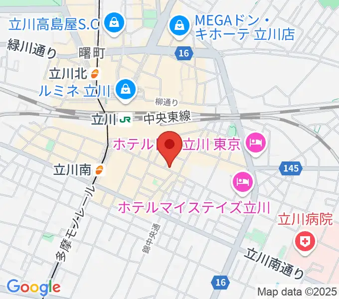 スタジオペンタ立川  IIの地図
