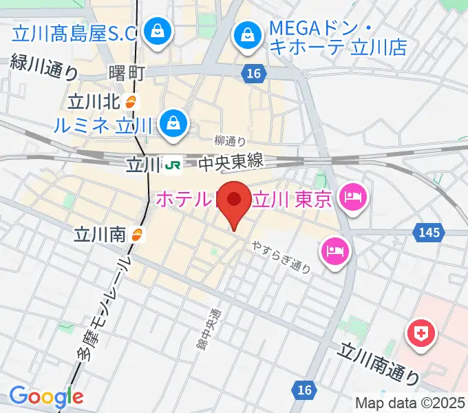 スタジオペンタ立川  IIの地図
