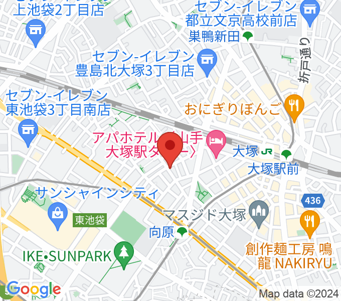 スタジオペンタ大塚店の場所