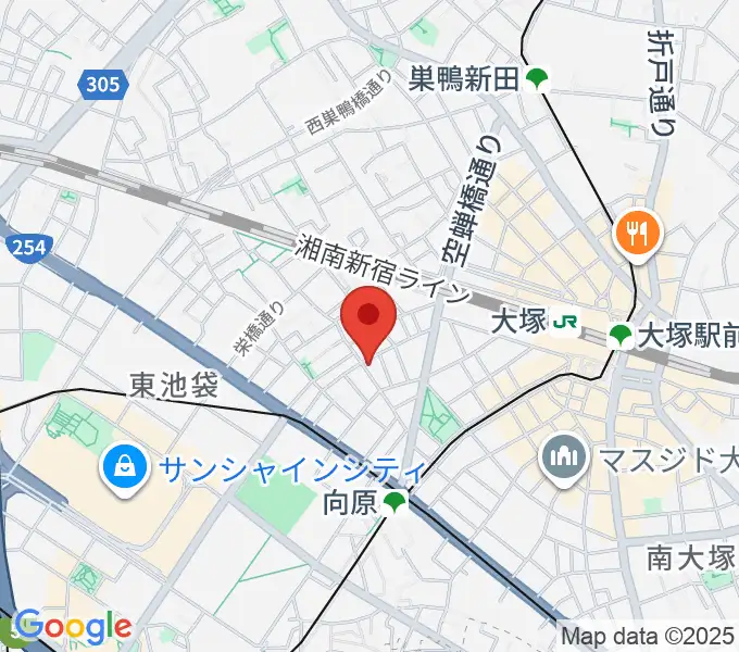 スタジオペンタ大塚店の地図