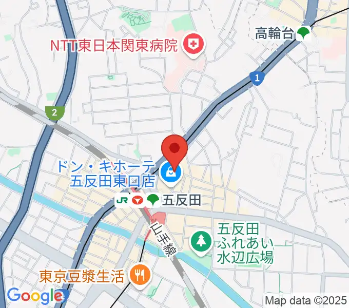 スタジオペンタ五反田店の地図