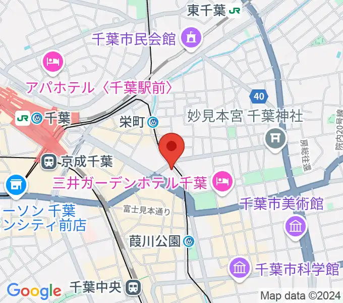 スタジオペンタ千葉 IIの地図