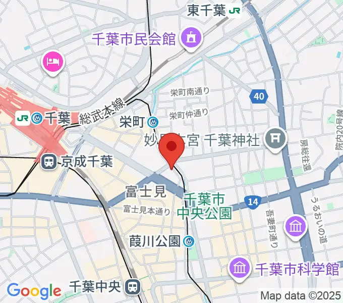 スタジオペンタ千葉 IIの地図