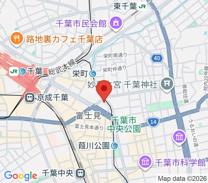 スタジオペンタ千葉 IIの地図