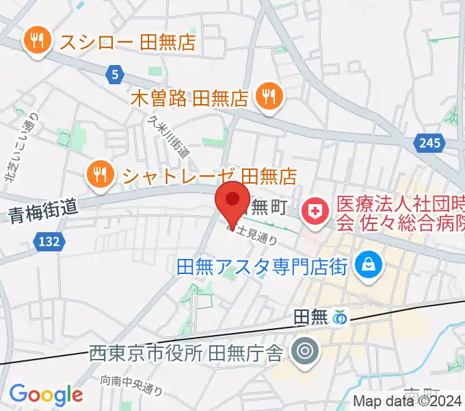 スタジオトライブの地図