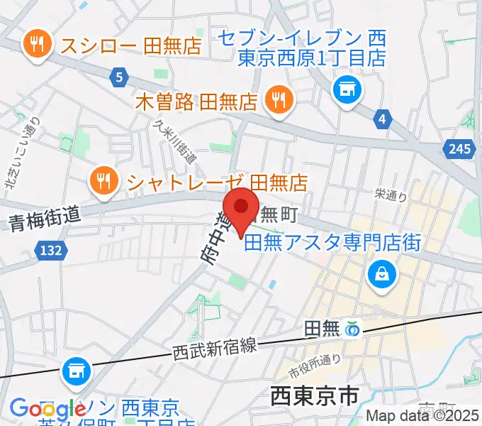 スタジオトライブの地図