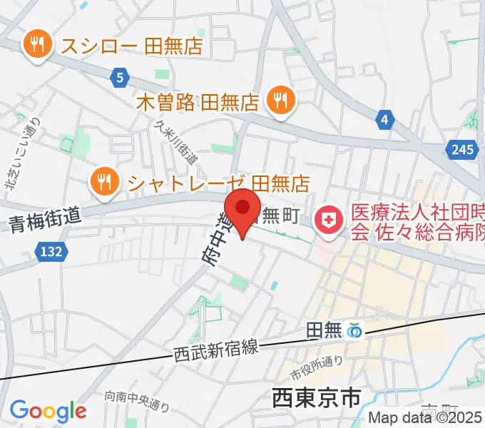スタジオトライブの地図