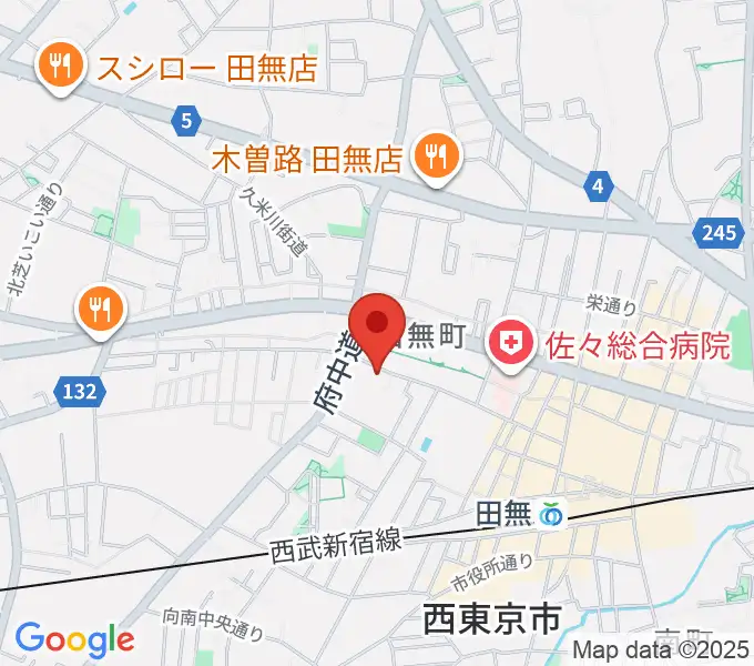 スタジオトライブの地図