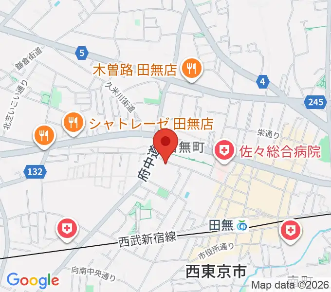 スタジオトライブの地図