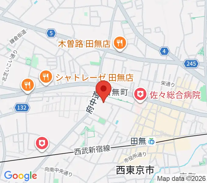 スタジオトライブの地図