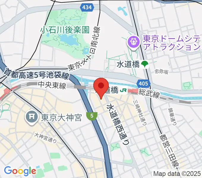 スタジオノード水道橋の地図