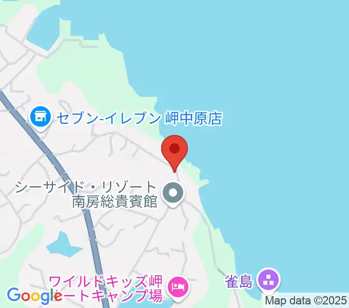 ビーチサイド音楽館の地図