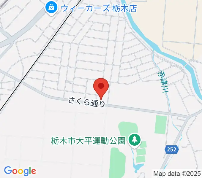 大平文化会館の地図