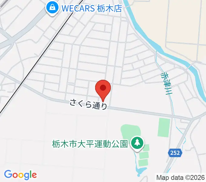 大平文化会館の地図