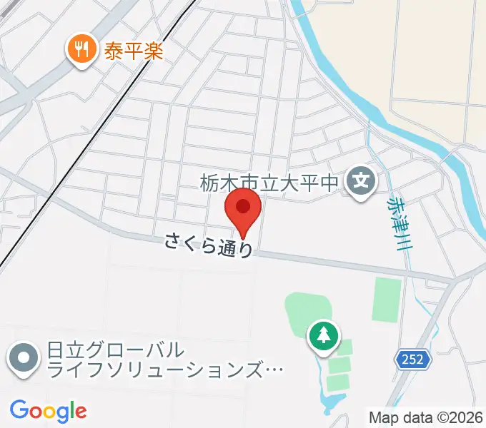 大平文化会館の地図