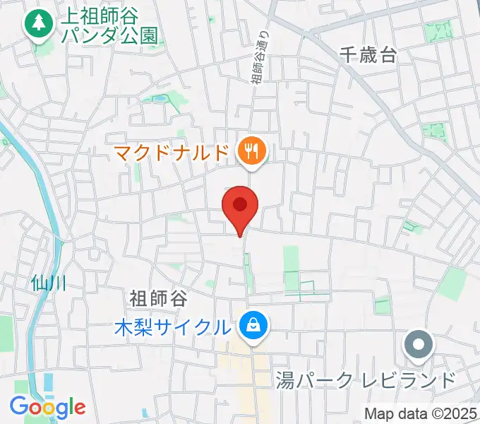 スタジオセイントの地図