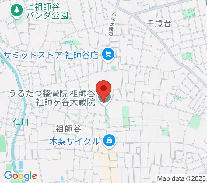 スタジオセイントの地図