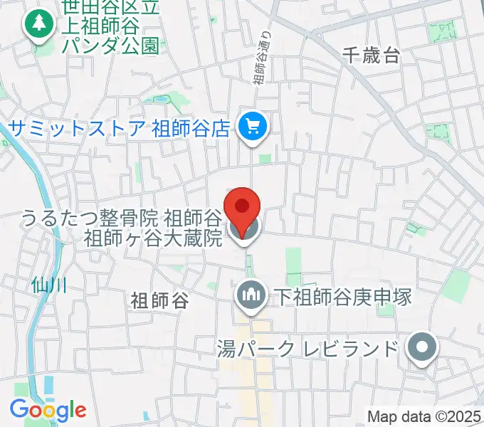 スタジオセイントの地図