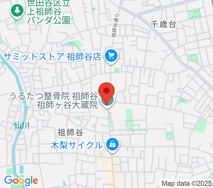 スタジオセイントの地図