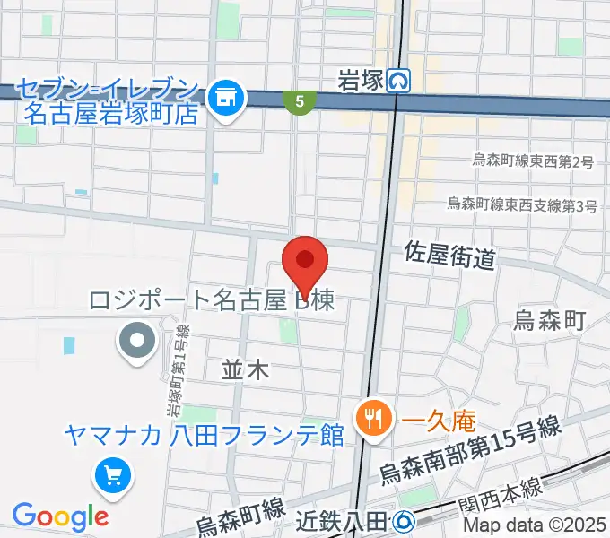 スタジオ・ルカロの地図