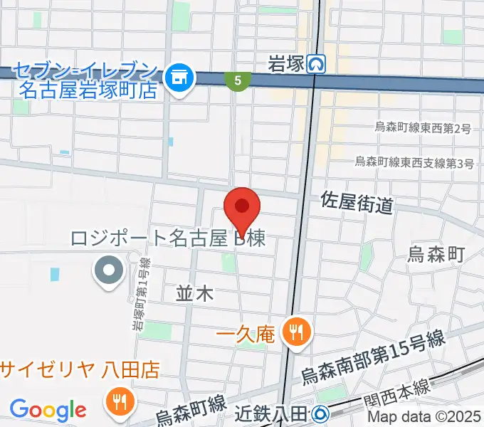 スタジオ・ルカロの地図