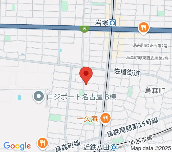 スタジオ・ルカロの地図