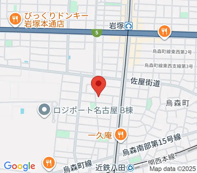 スタジオ・ルカロの地図
