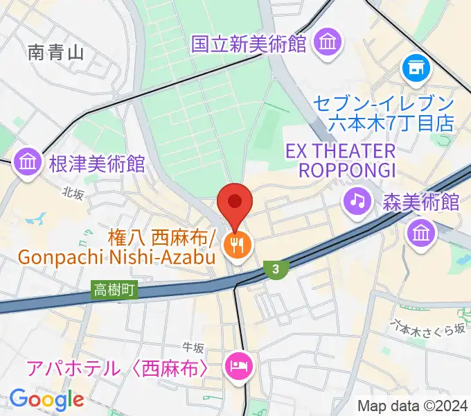 ラボレコーダーズの地図