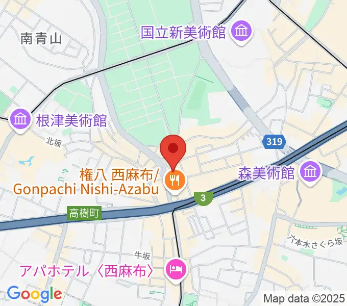 LAB recordersの地図