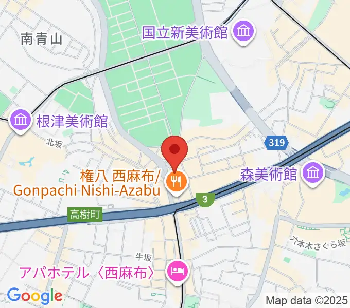 LAB recordersの地図