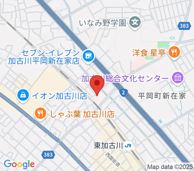 スタジオチップスの地図
