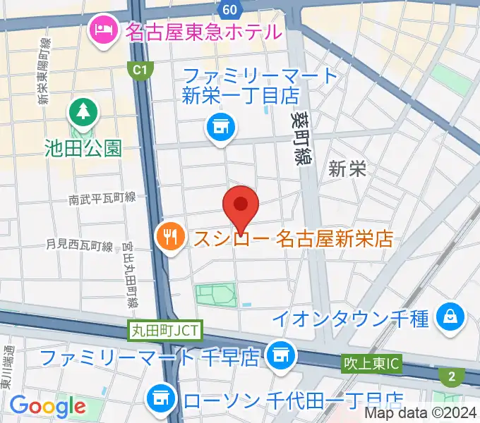 スタジオオフサイドの地図