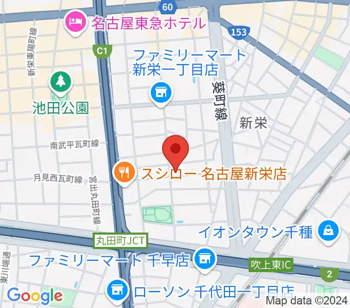 スタジオオフサイドの地図