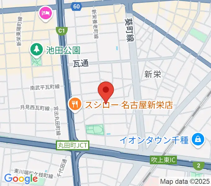 スタジオオフサイドの地図