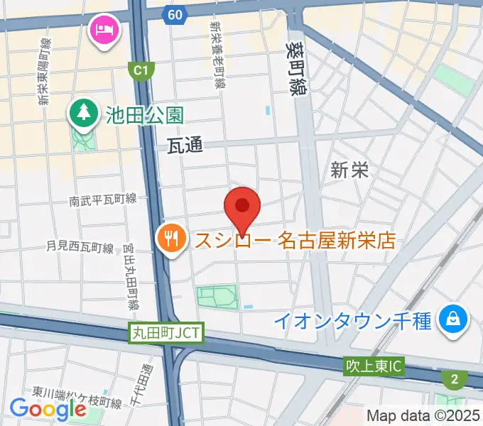スタジオオフサイドの地図