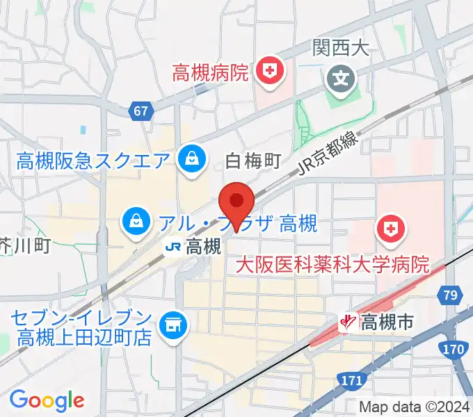 bar T-trueの地図