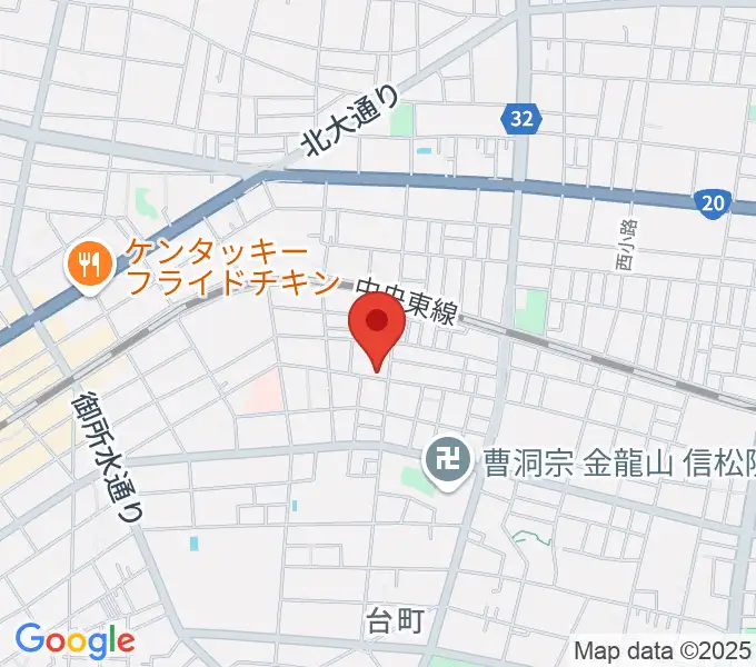 スタジオオルウェイズの地図