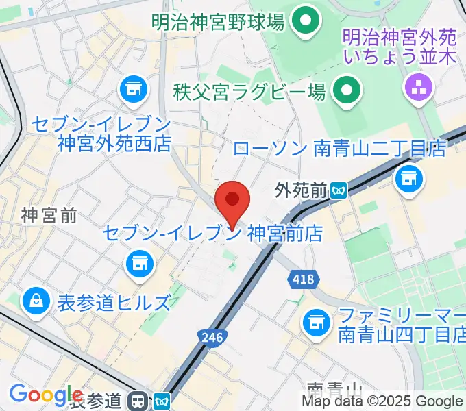 TAIKO-LAB青山の地図