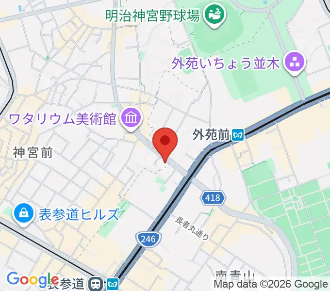 TAIKO-LAB青山の地図