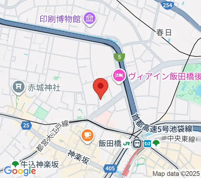 神南スタジオの地図