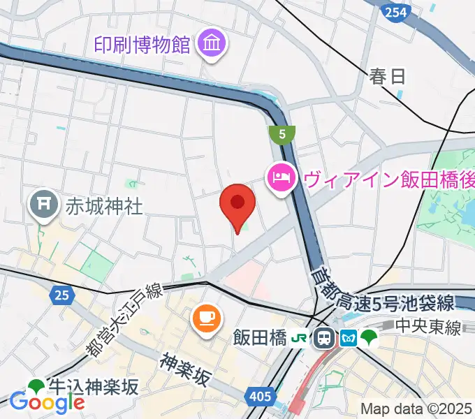 神南スタジオの地図