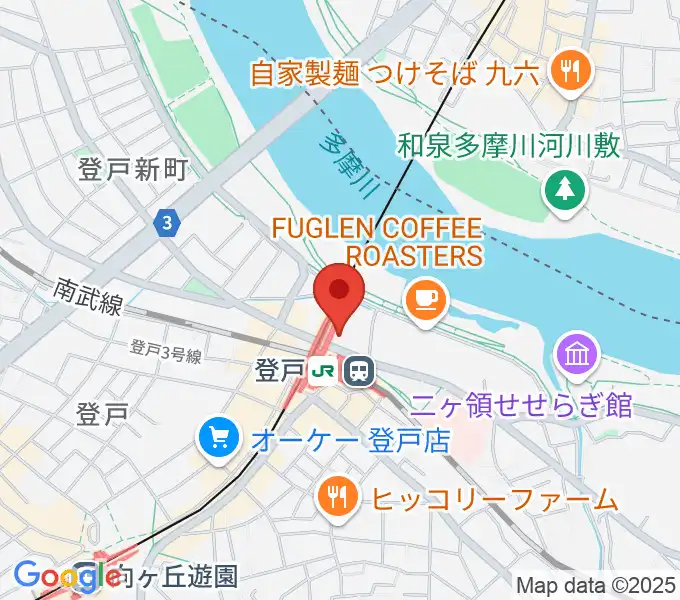 クラウドナインスタジオ 登戸店の地図